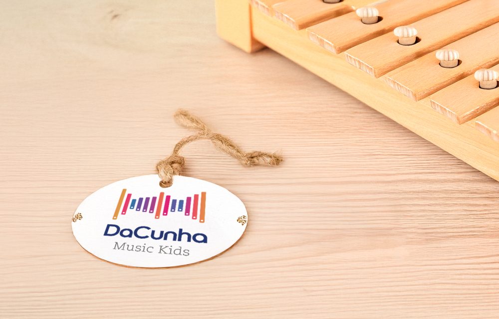 Logotipo personalizado | DaCunha Music Kids - Xilofones e musicalização infantil